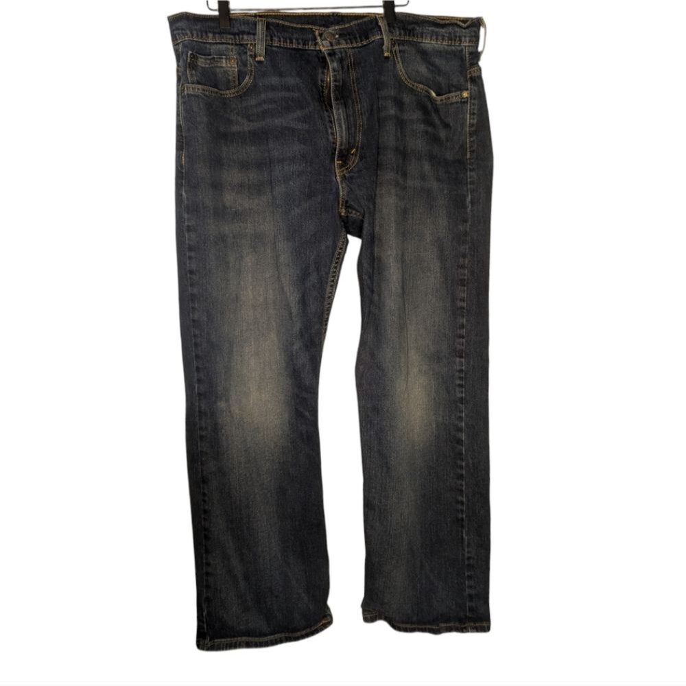 Men's Levi's 569 Dark Wash Loose Straight Fit, Size 38 x 32